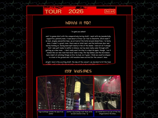 musicshrines/ninconcert screenshot