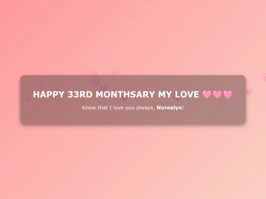 Happy_33rd_Monthsary (1) screenshot