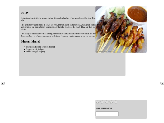 satay screenshot