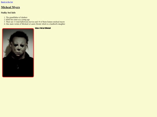 MichealMyers screenshot