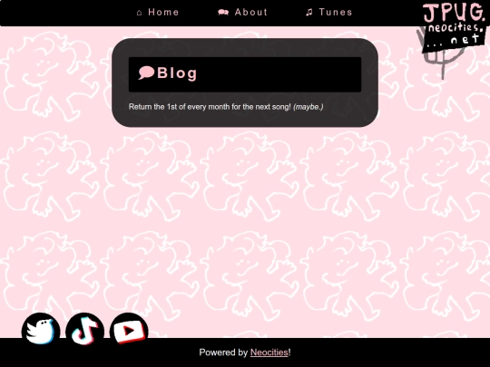 blog screenshot