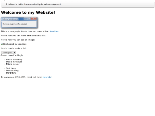 index screenshot