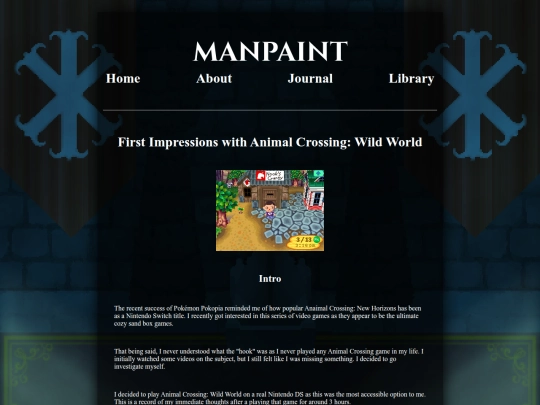 journal/ac-wild-world screenshot