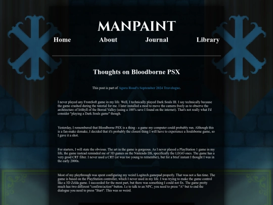 journal/bloodborne-psx screenshot
