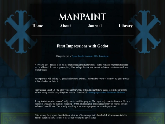 journal/godot screenshot