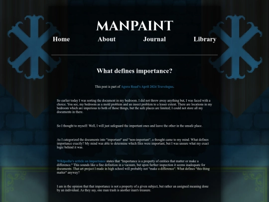 journal/importance screenshot