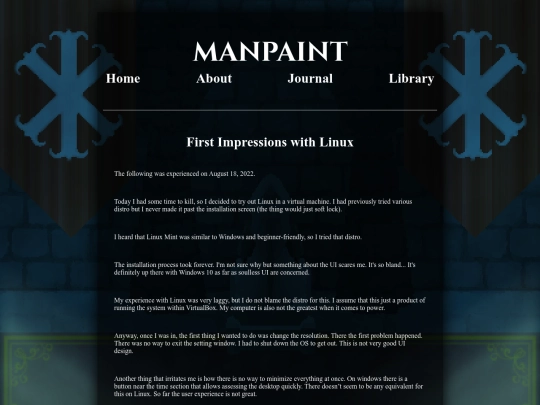 journal/linux screenshot