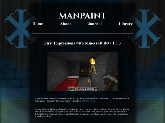 journal/minecraft-beta screenshot