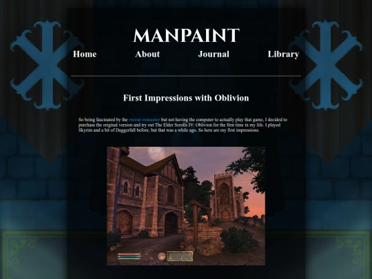 journal/oblivion screenshot