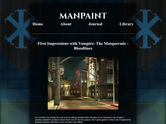 journal/vtmb screenshot