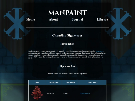 library/canadian-signatures screenshot