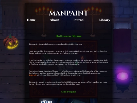library/halloween screenshot