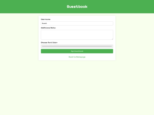 BaseCamp/Guest_Book/GuestBook screenshot