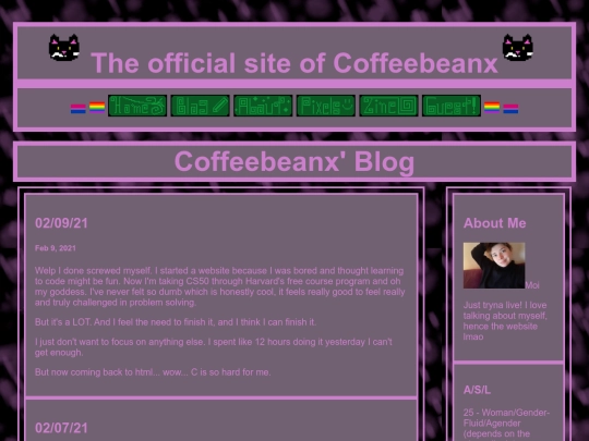 blog screenshot