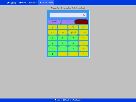 Modulo6/calculadora screenshot