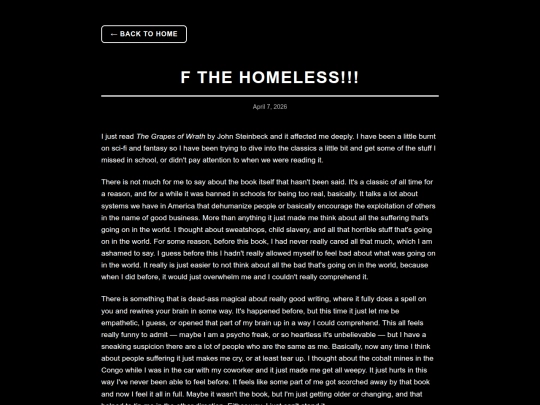 newblogs/Fdahomeless screenshot