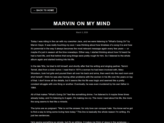newblogs/Marvinonmymind screenshot