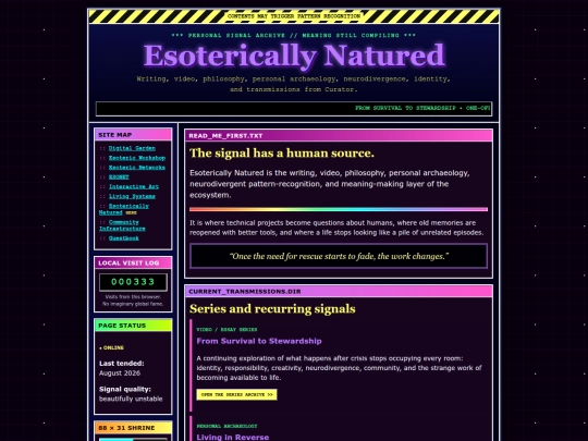 esoterically-natured screenshot