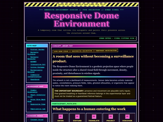 responsive-dome-environment screenshot