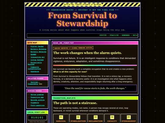 survival-to-stewardship screenshot