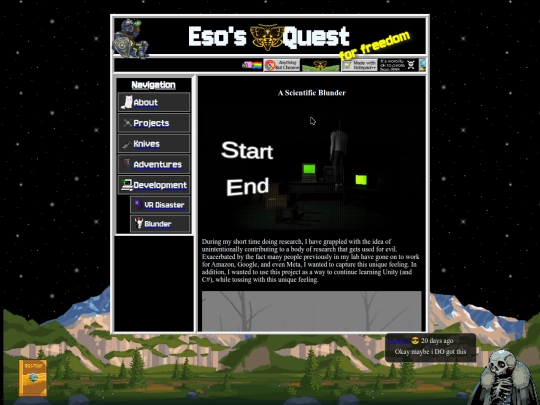 html/blunder screenshot