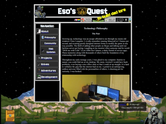 html/philosophy screenshot
