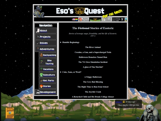 html/stories screenshot