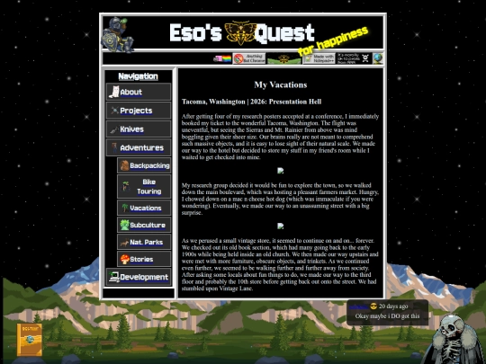 html/vacations screenshot