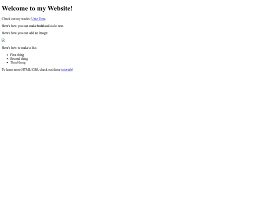 index screenshot