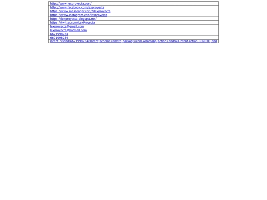direcciones screenshot