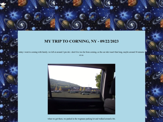 blog-corningtrip screenshot