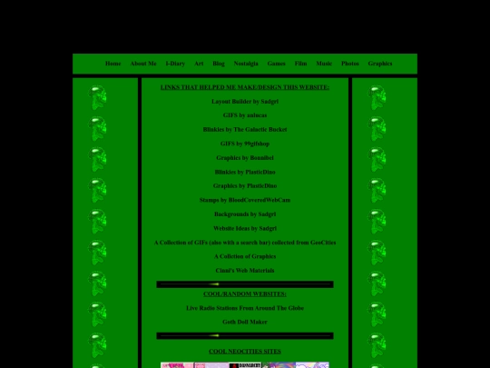 links screenshot