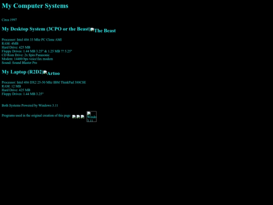 WebPage/My Computer System screenshot