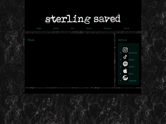 jounral/essays screenshot