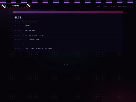 blog screenshot