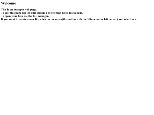 index screenshot