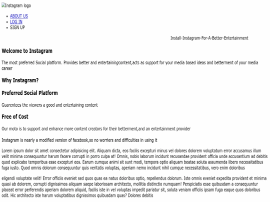 index screenshot