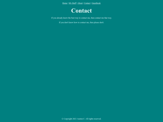 contact screenshot