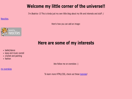 index screenshot