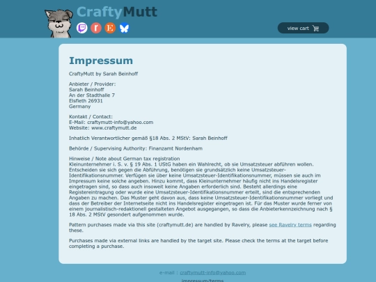 impressum screenshot