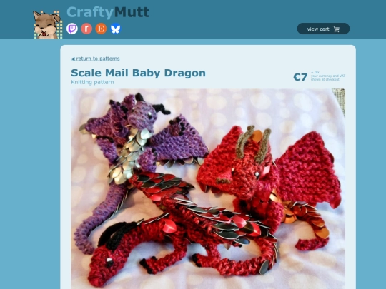 patterns/scalemailbabydragon screenshot