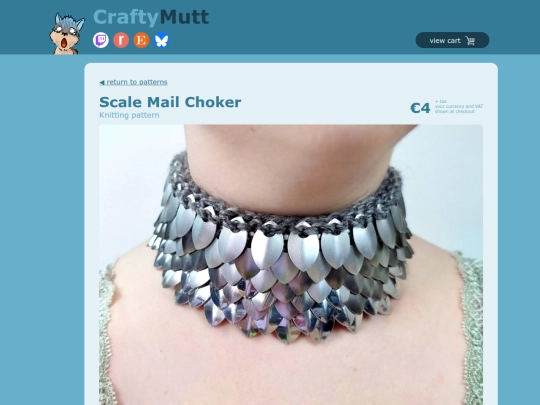 patterns/scalemailchoker screenshot