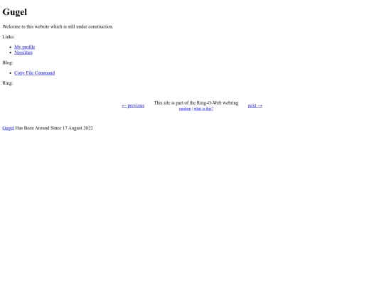 index screenshot