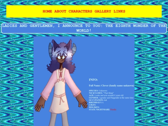 characterpages/clover screenshot