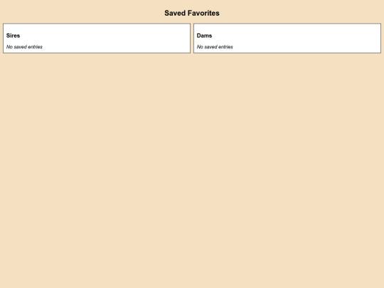 Favorites screenshot