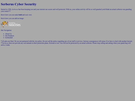 index screenshot