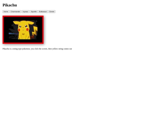 pikachu screenshot