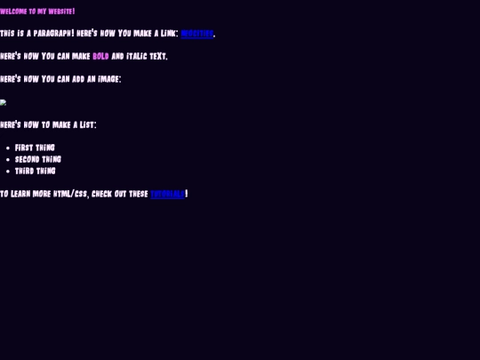 test screenshot