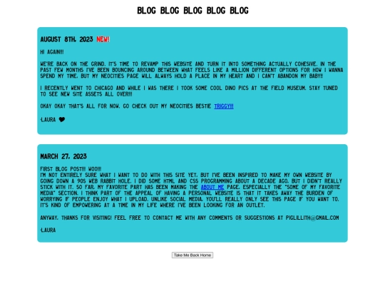 pages/blog screenshot