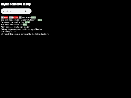 pages/rap screenshot